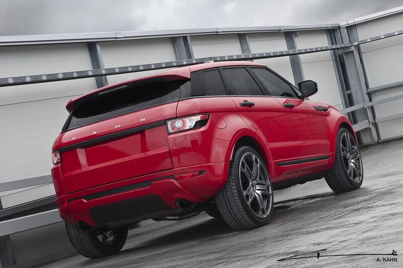 Red SUV Car — Dramatic, Photograph, Building