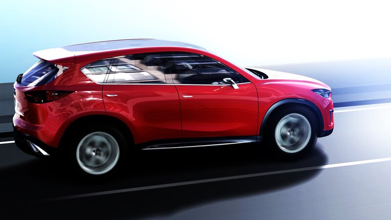 Red Suv on Road — Dynamic, Digital Art
