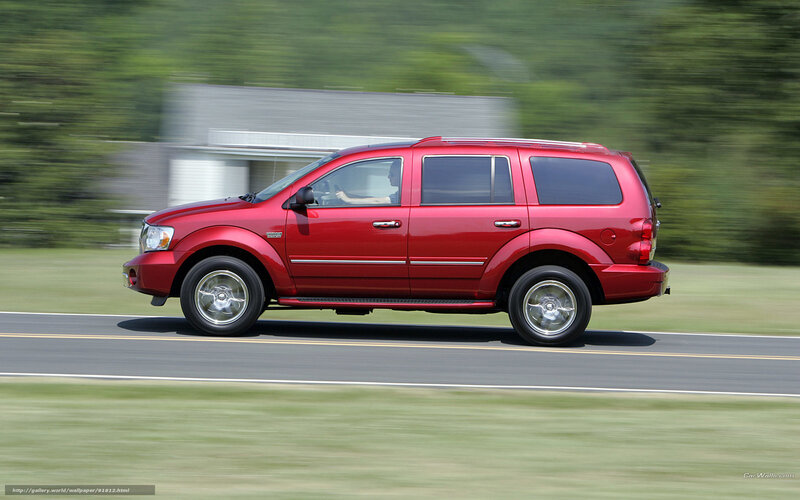 Red Suv on Road — Motion