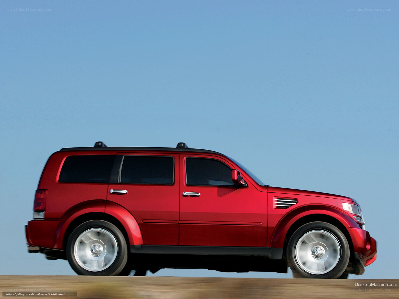 red suv on road