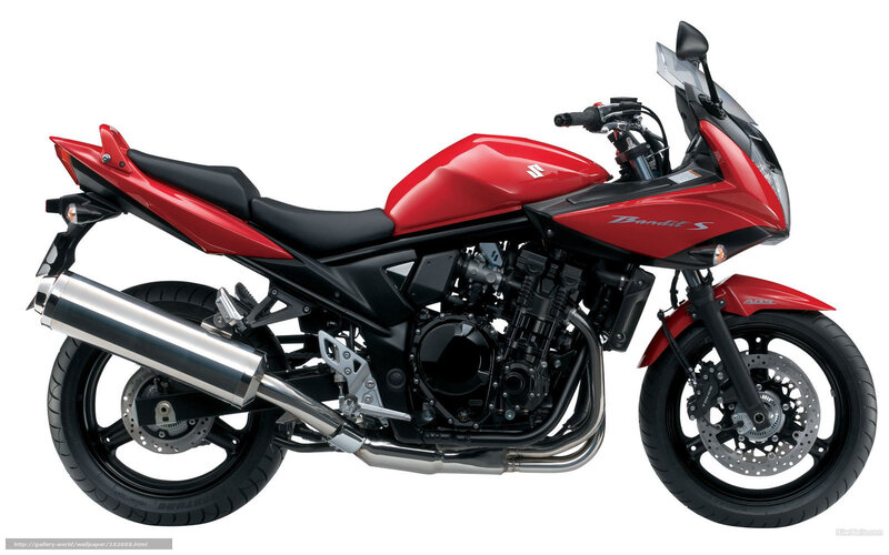 Red Suzuki Bandit S Motorcycle — Neutral