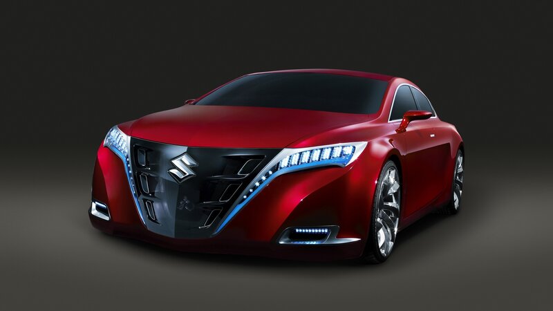 Red Suzuki concept car