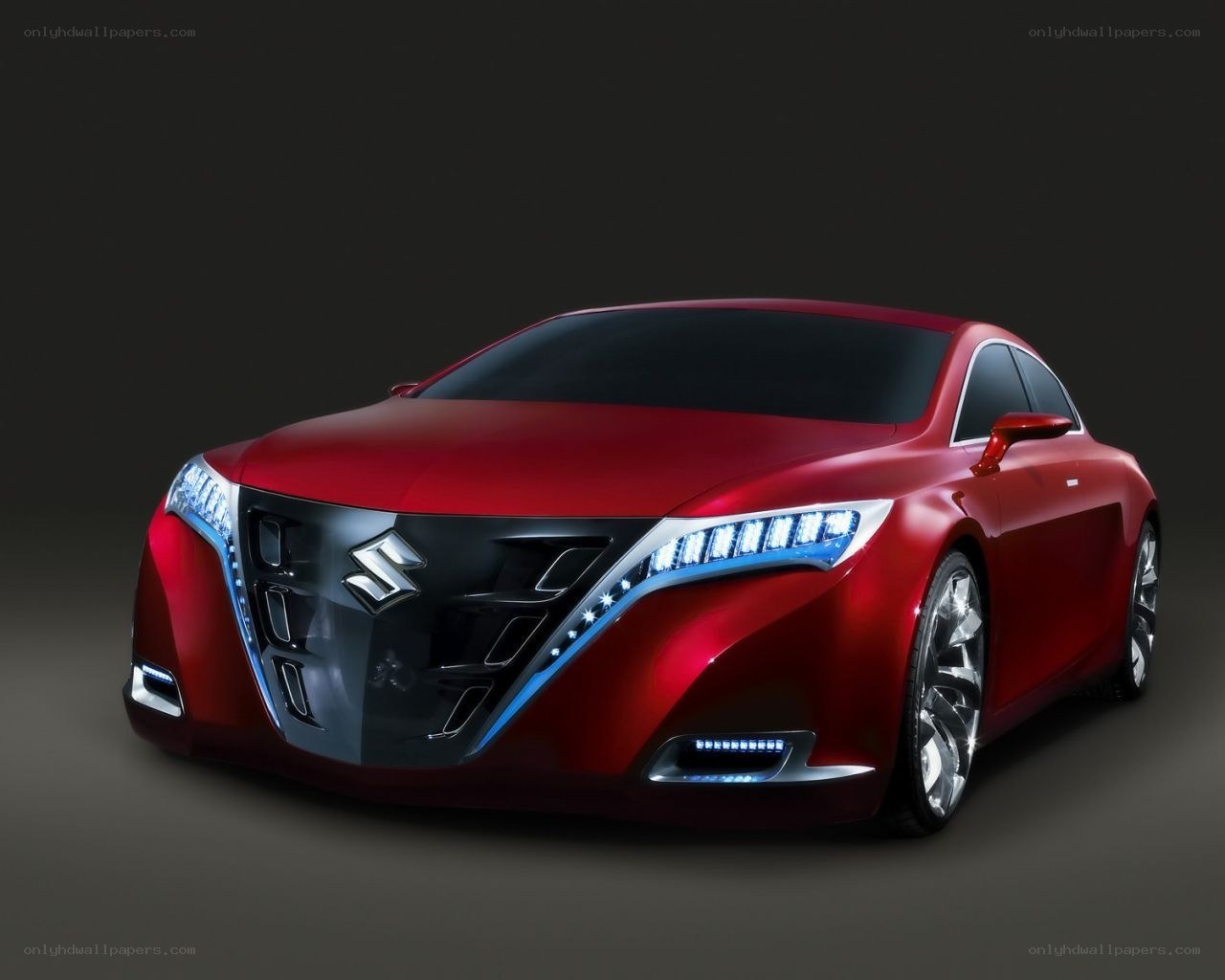 Red Suzuki concept car