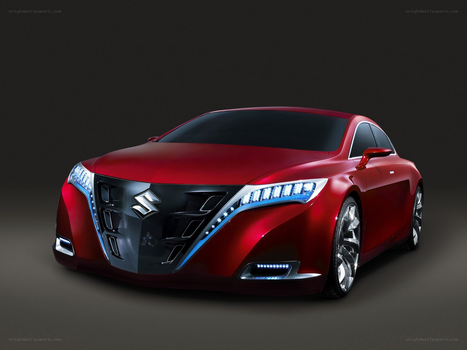 Red Suzuki concept car