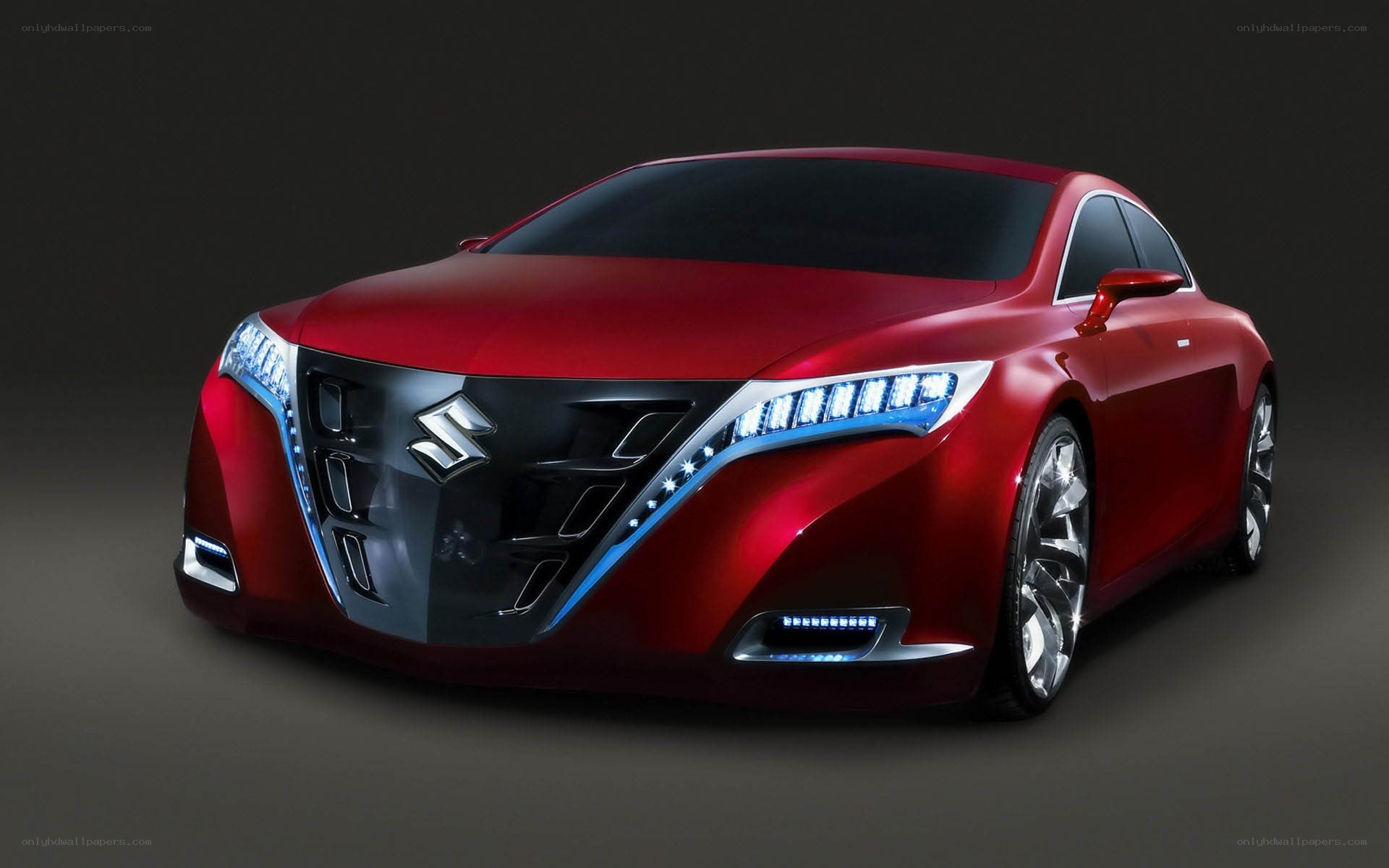 Red Suzuki concept car