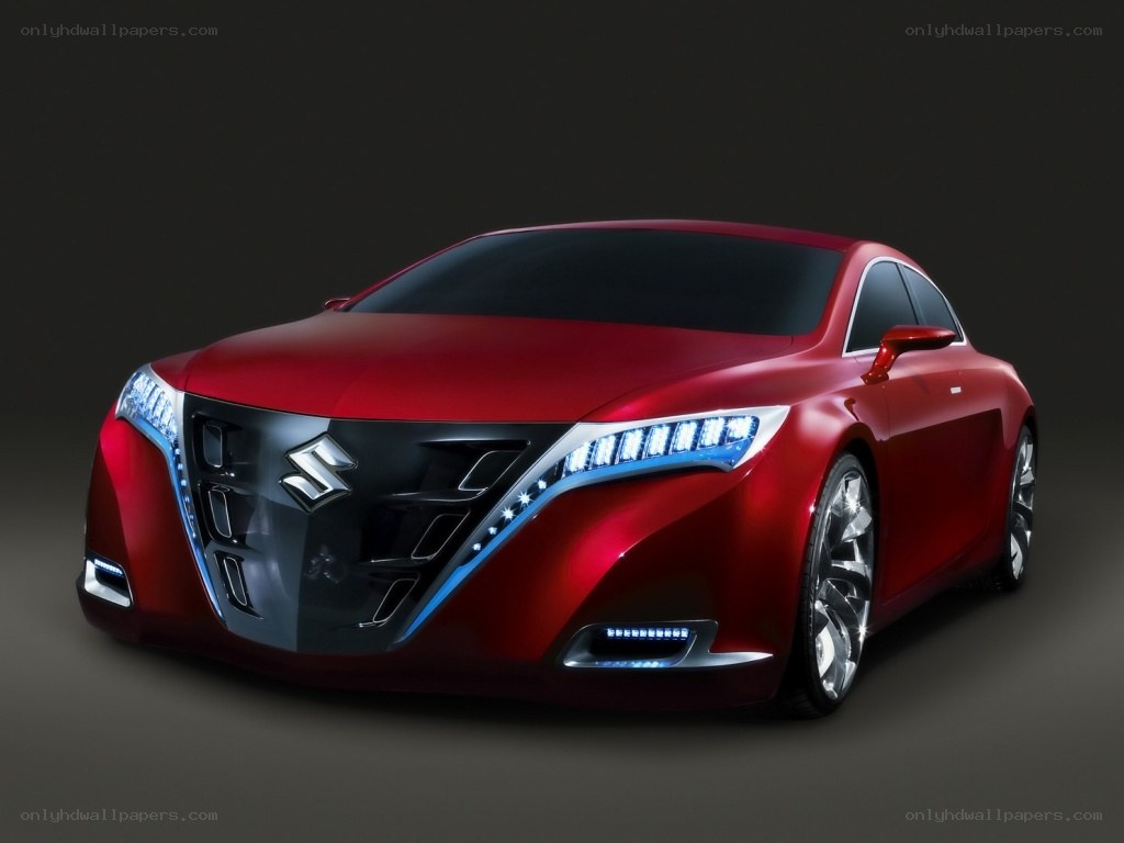Red Suzuki concept car