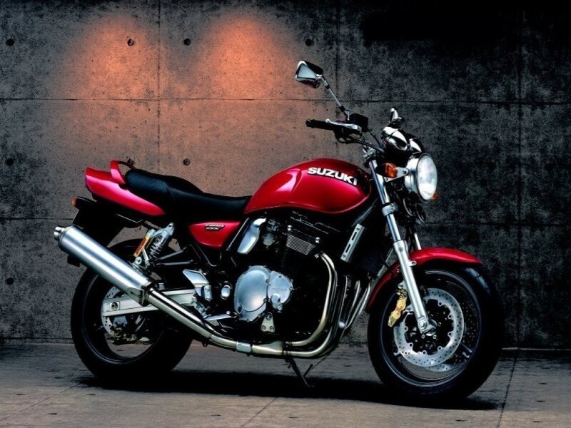Red Suzuki motorcycle