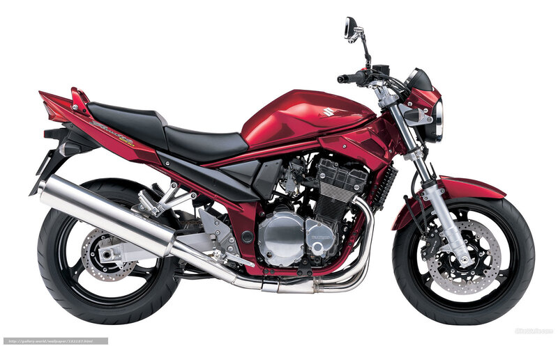 Red Suzuki Motorcycle — Neutral, Photograph, Seat