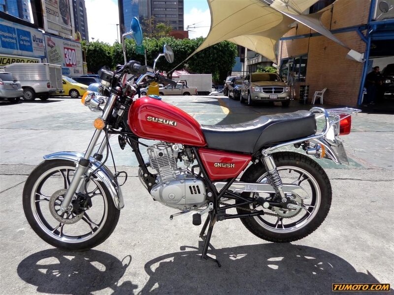 Red Suzuki Motorcycle — Neutral