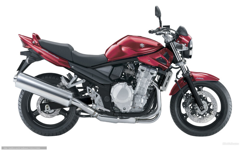 red suzuki motorcycle