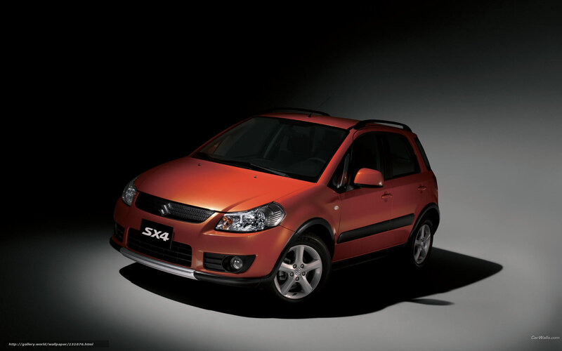 Red Suzuki Sx4 Car