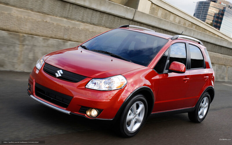 Red Suzuki Sx4 — Dynamic