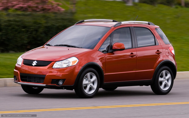 Red Suzuki Sx4