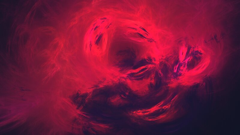 Red Swirling Smoke