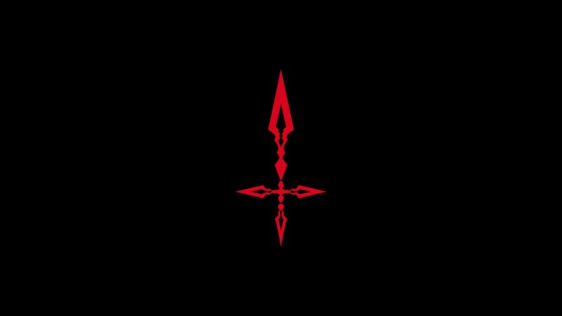 Red Sword Symbol — Dramatic