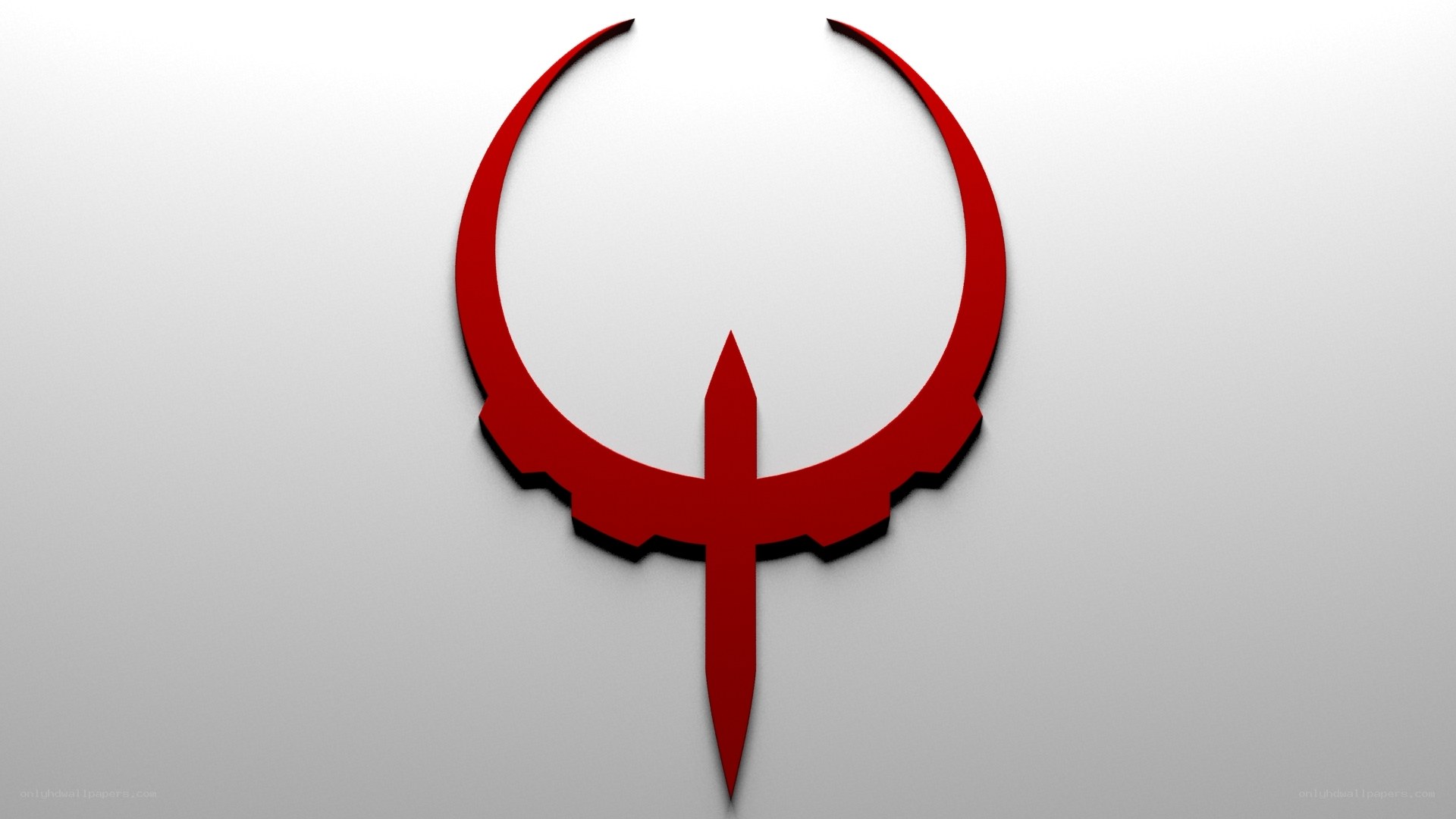 red symbol on white background