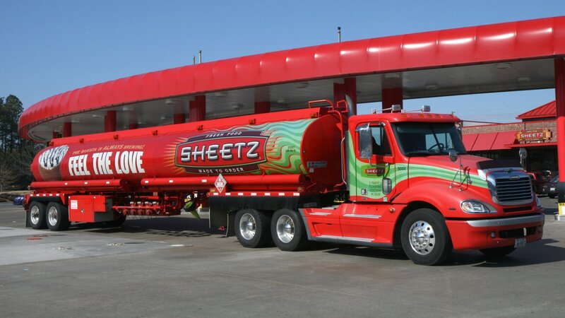 Red Tanker Truck