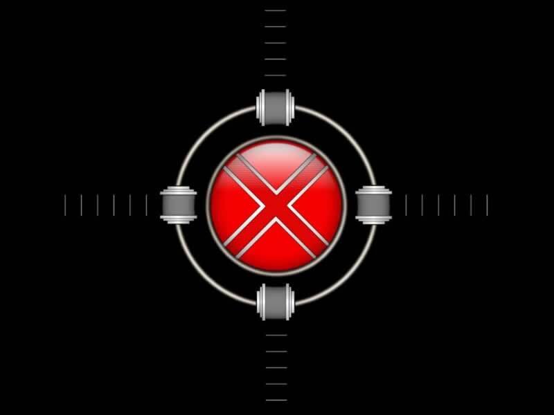 red target with crosshair