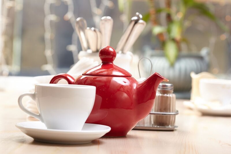 Red Teapot and Cup