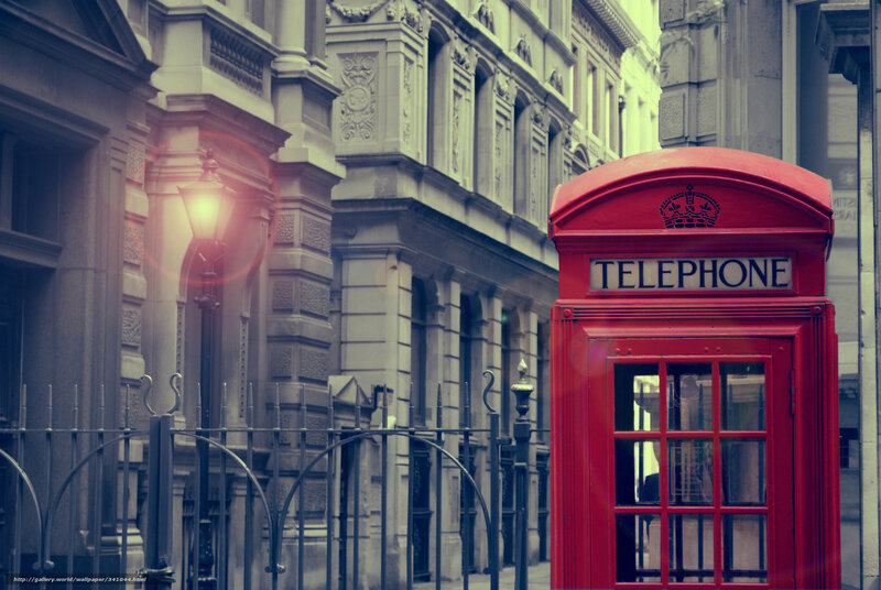 Red Telephone Booth — Dramatic