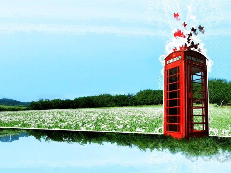 Red Telephone Booth — Serene