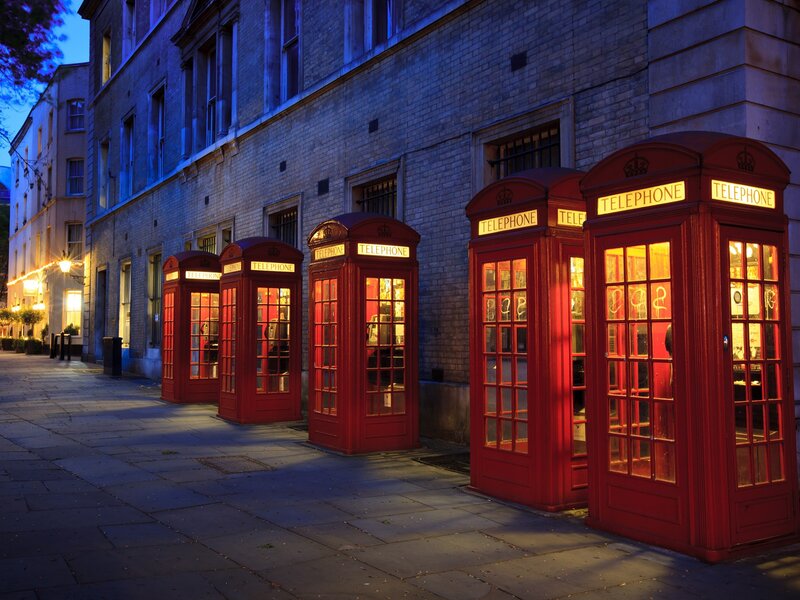 Red Telephone Booths — Serene
