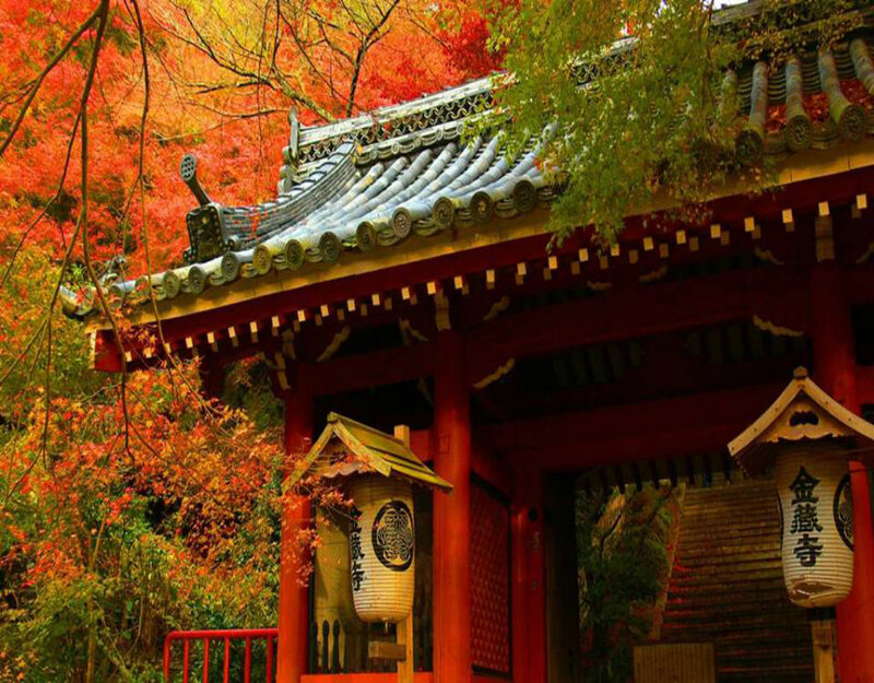 Red Temple Gate — Serene