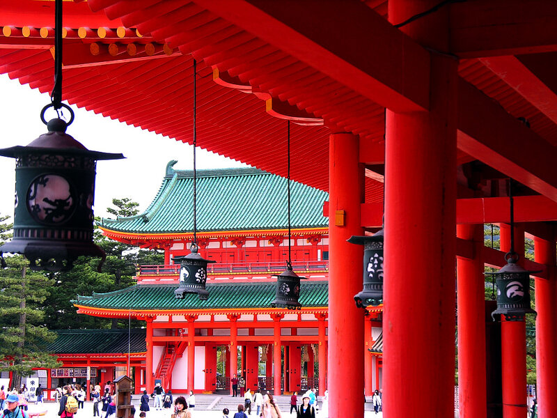 Red Temple Structure
