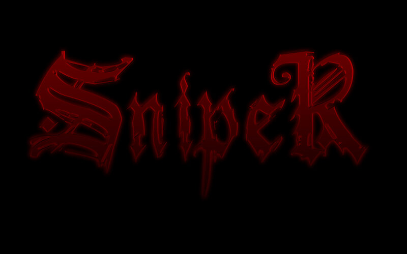 Red Text on Black Background — Dark