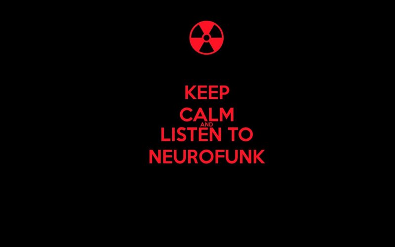 Red Text on Black Background — Serious