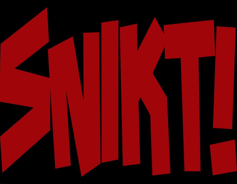 Red Text on Black — Bold
