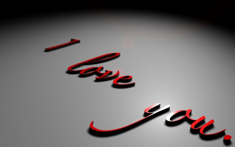 Red Text on Gray Surface — Dramatic