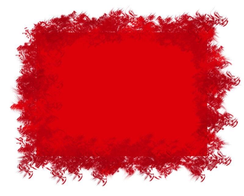 red textured frame