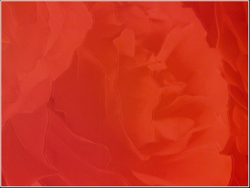 Red Textured Surface — Calm