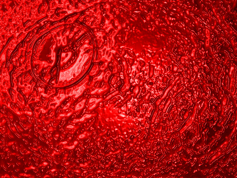 red textured surface pattern