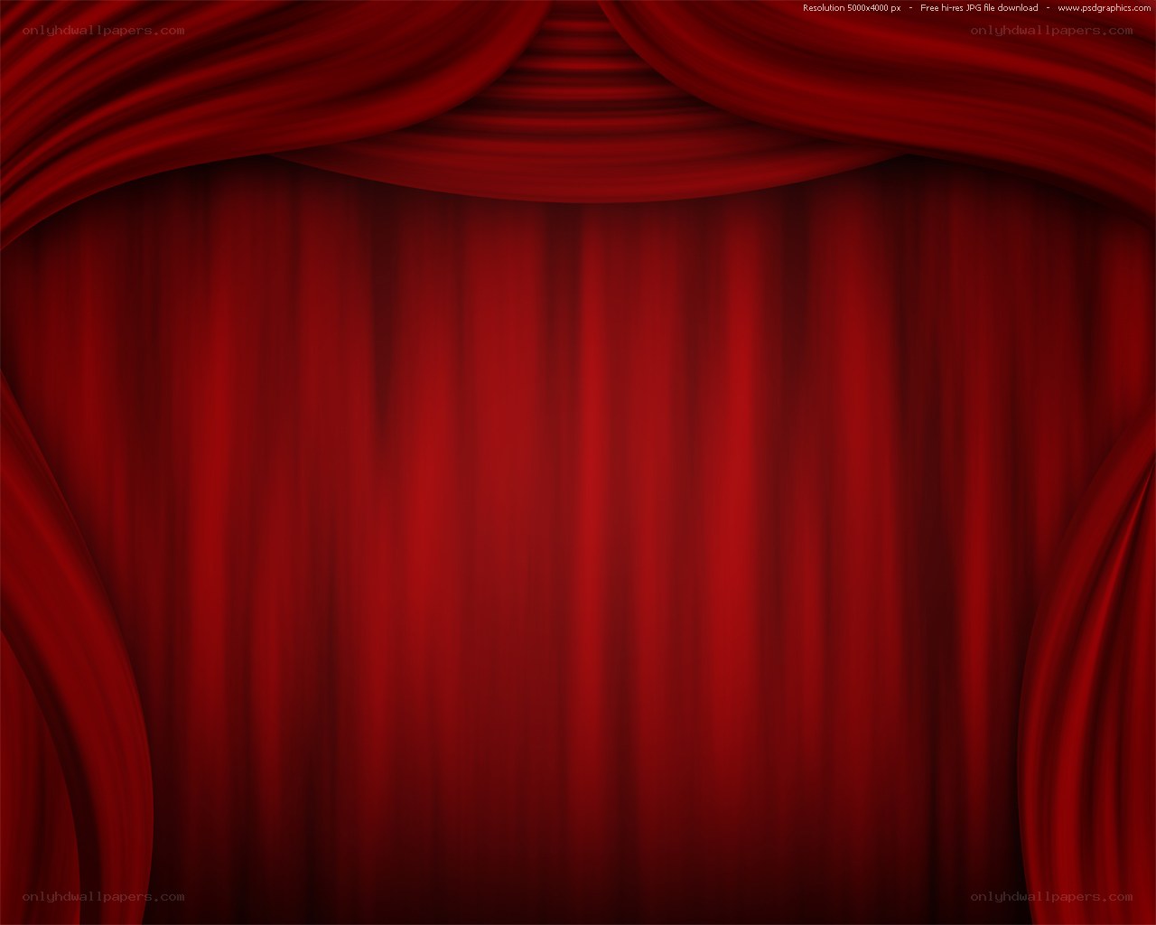 red theater curtain