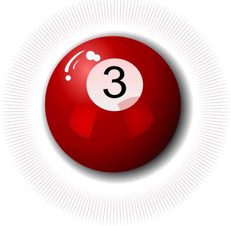 Red Three Ball