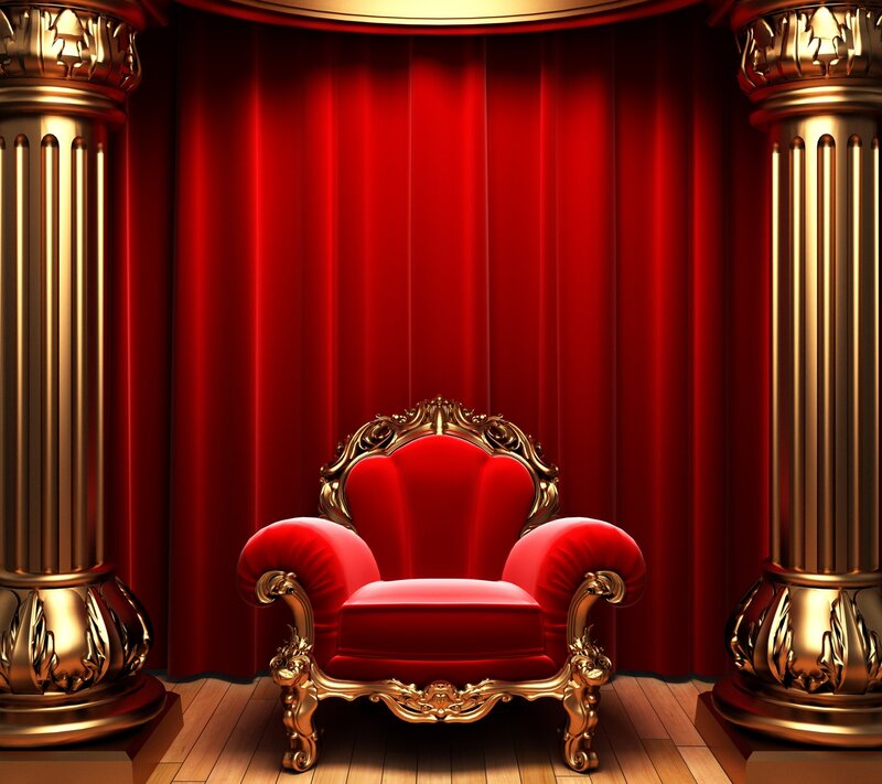 Red Throne Chair