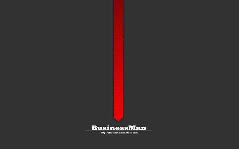 red tie on dark background
