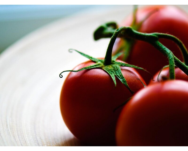 Red Tomatoes on Vine — Natural