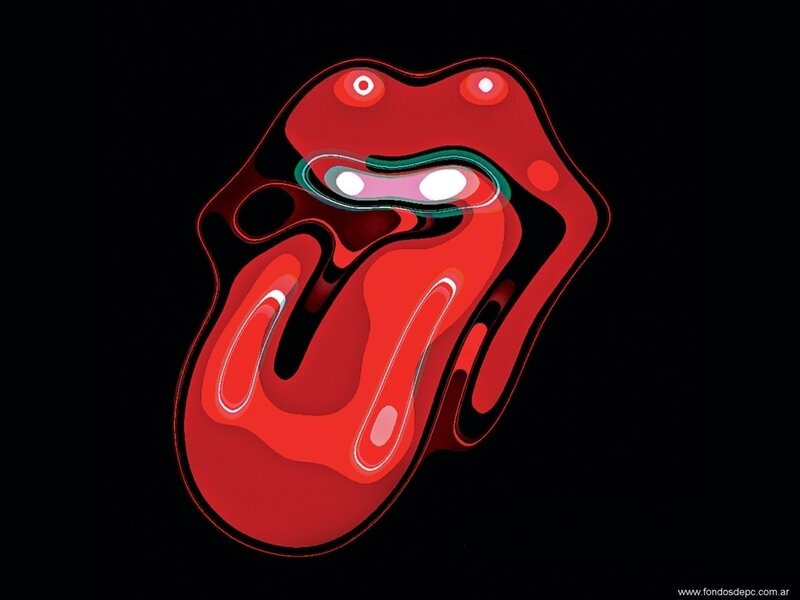 Red Tongue and Lips — Bold, Illustration