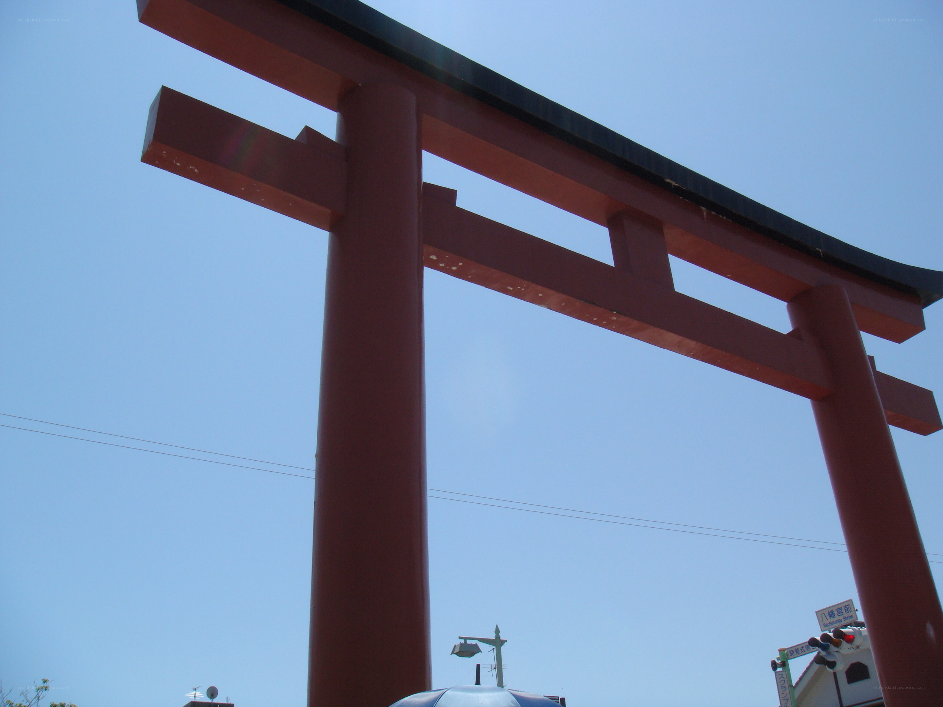 Red torii gate at a shrine
