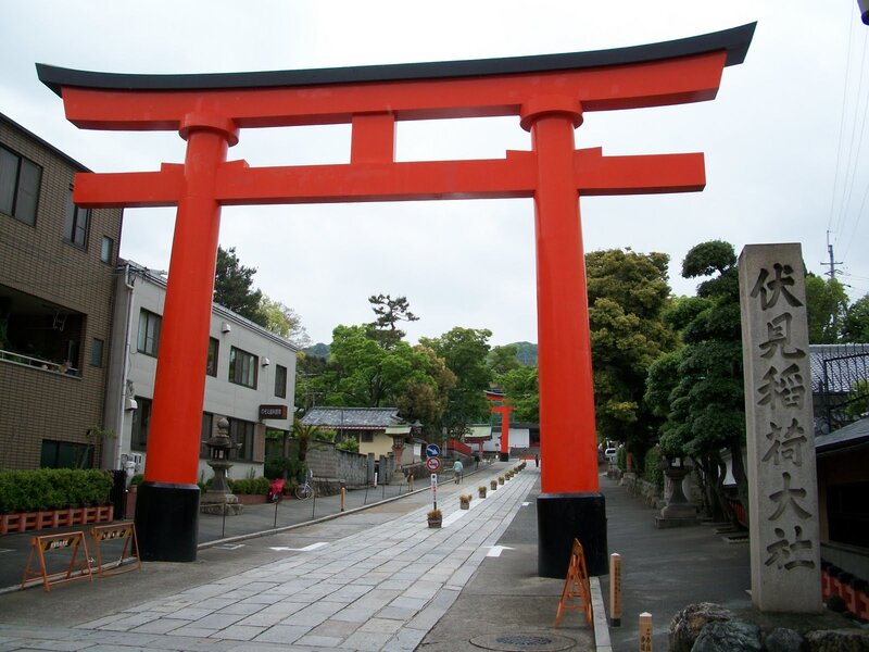 Red torii gate at Fushimi Inari Shrine