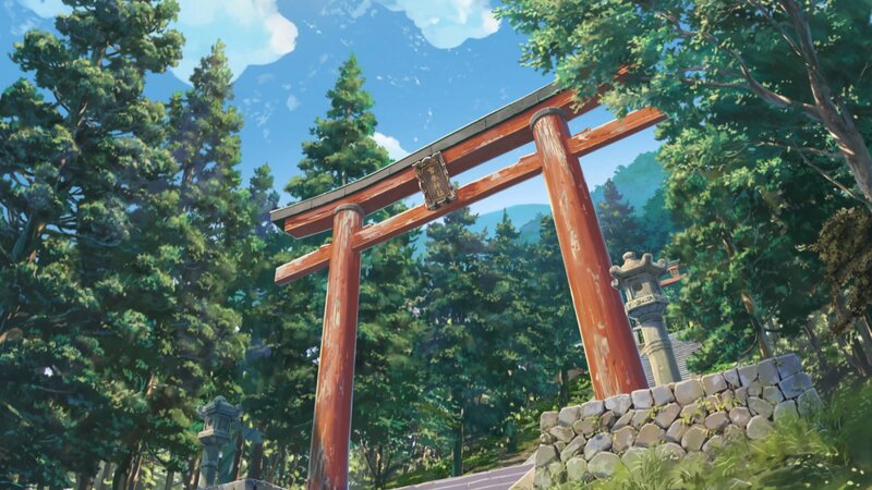 Red Torii Gate — Green, Serene, Afternoon