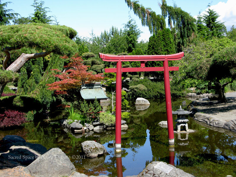 Red Torii Gate — Green