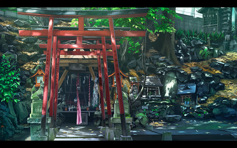 Red Torii Gate Shrine