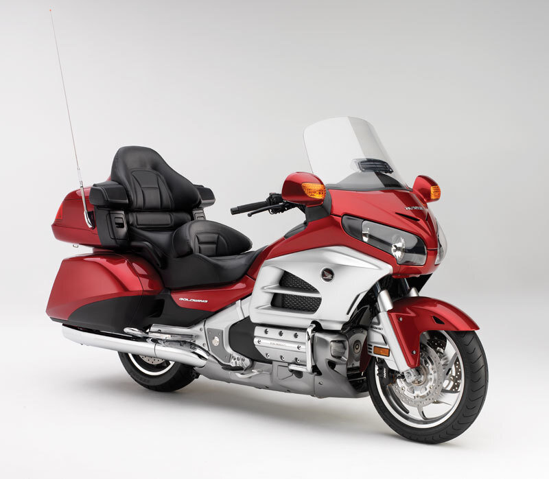 Red Touring Motorcycle — Neutral, Photograph
