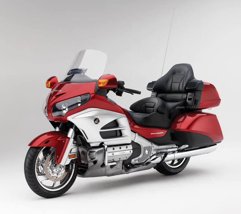 Red Touring Motorcycle — Neutral