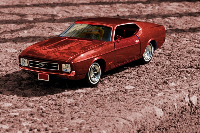 Red Toy Car — Dramatic