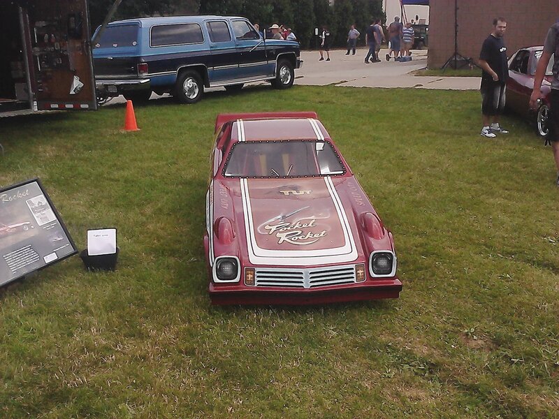 Red Toy Drag Car